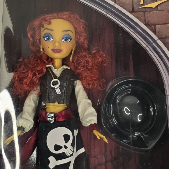 Disney Doll Pirates Of Caribbean Collectable Pearl Attractionistas 12" Authentic - Picture 10 of 15